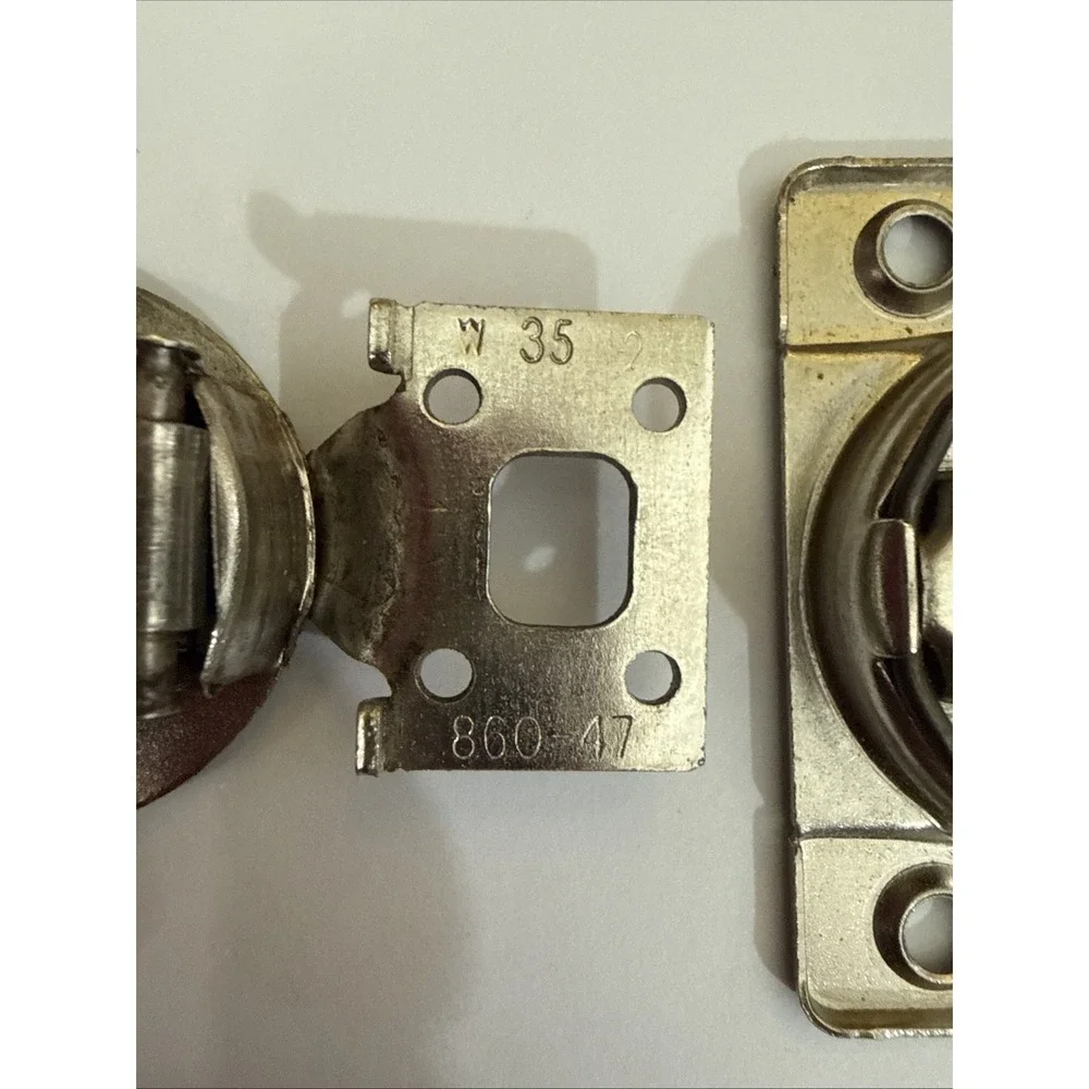 GRASS  860-02 Nickel Face Frame Hinge with mount plate W-35 860-47